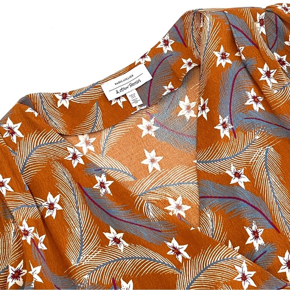 & Other Stories Floral Feather Print Midi Dress - Picture 5 of 10